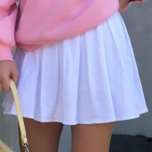Shekou White Tennis Skirt